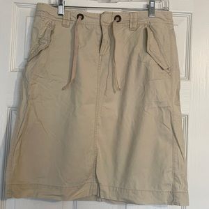 Banana republic khaki skirt